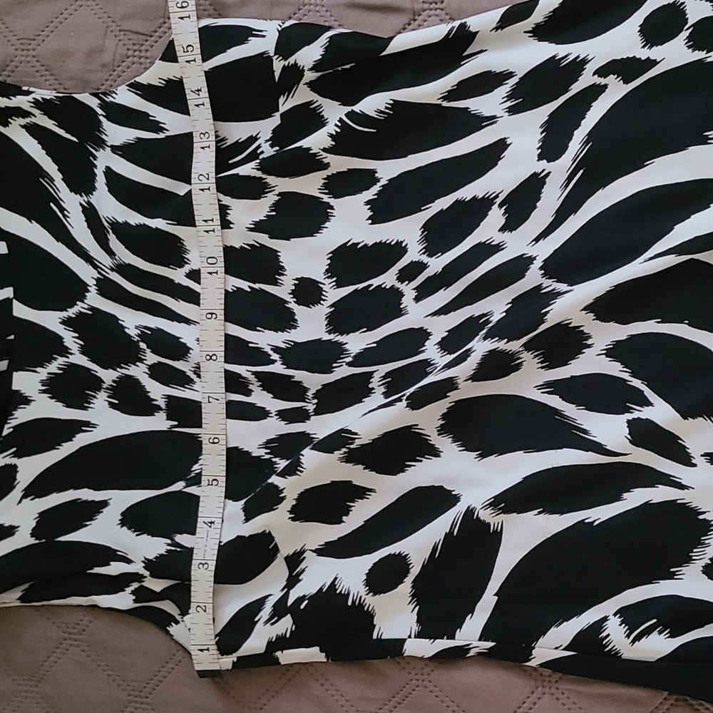 AB Studio Black and White Sheath Dress - Picture 5 of 5